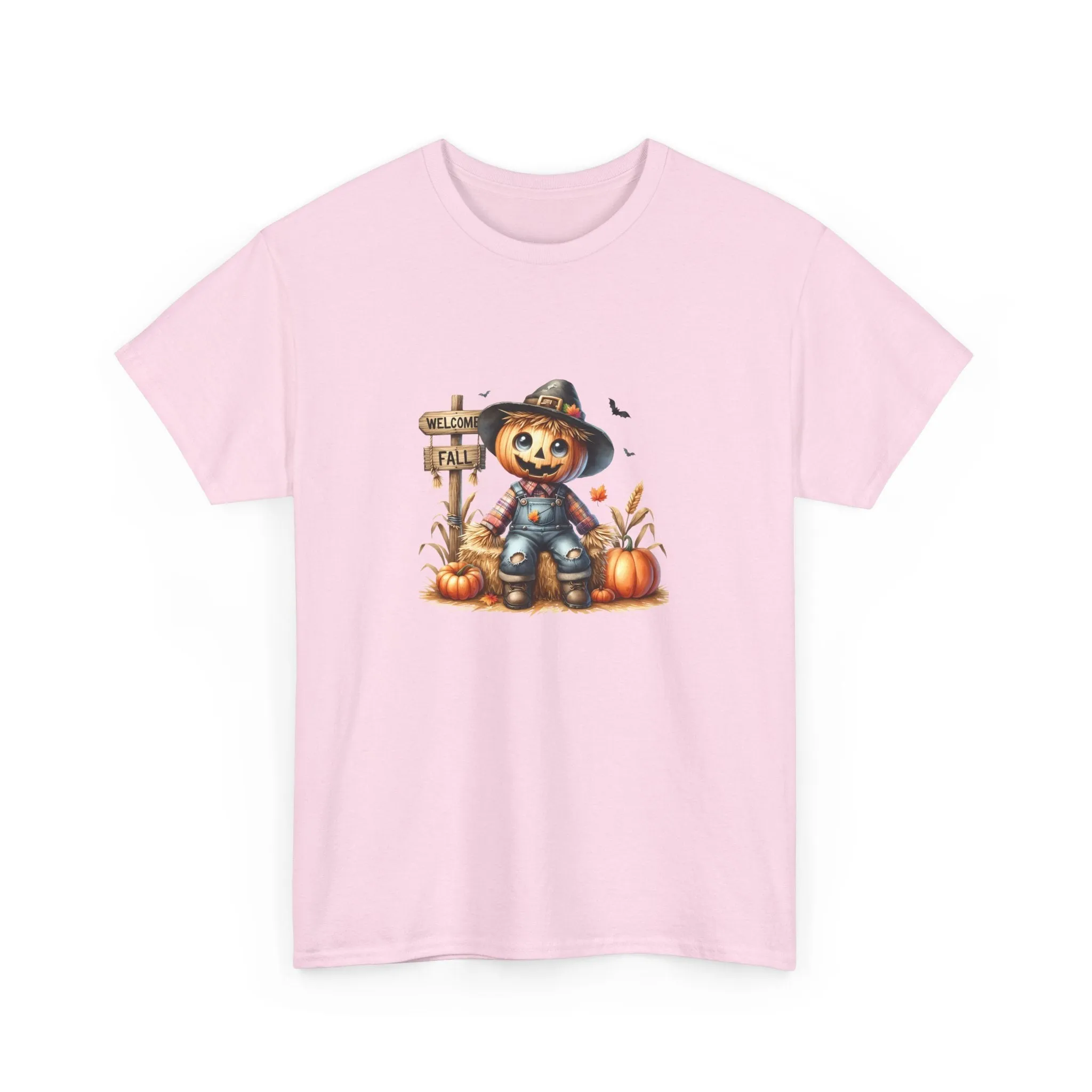 Fall Scarecrow Unisex Heavy Cotton Tee