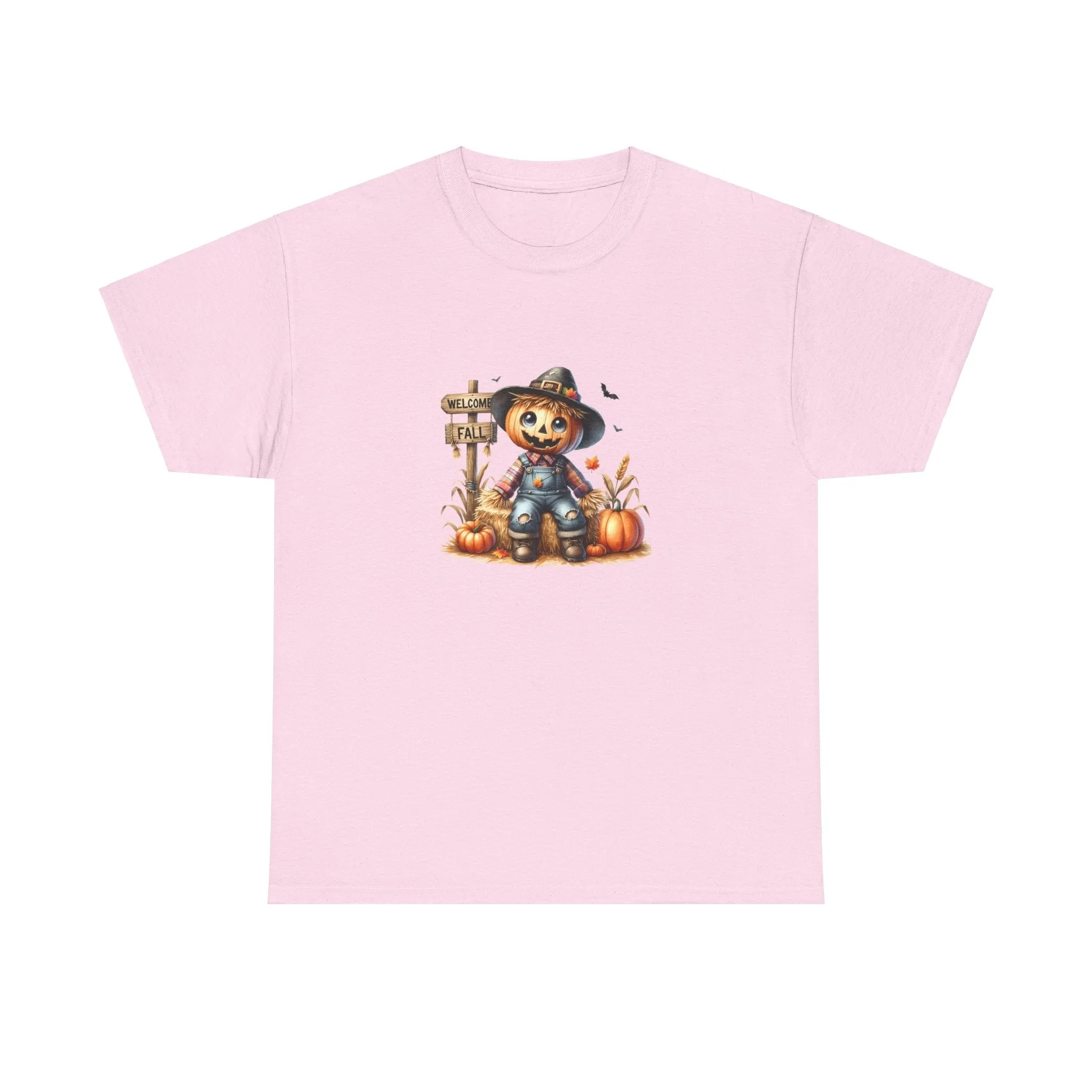 Fall Scarecrow Unisex Heavy Cotton Tee