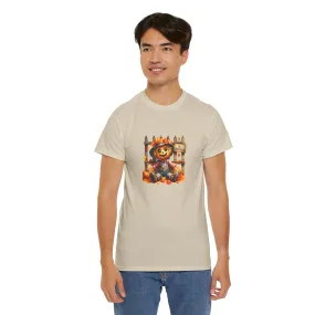 Fall Scarecrow Unisex Heavy Cotton Tee