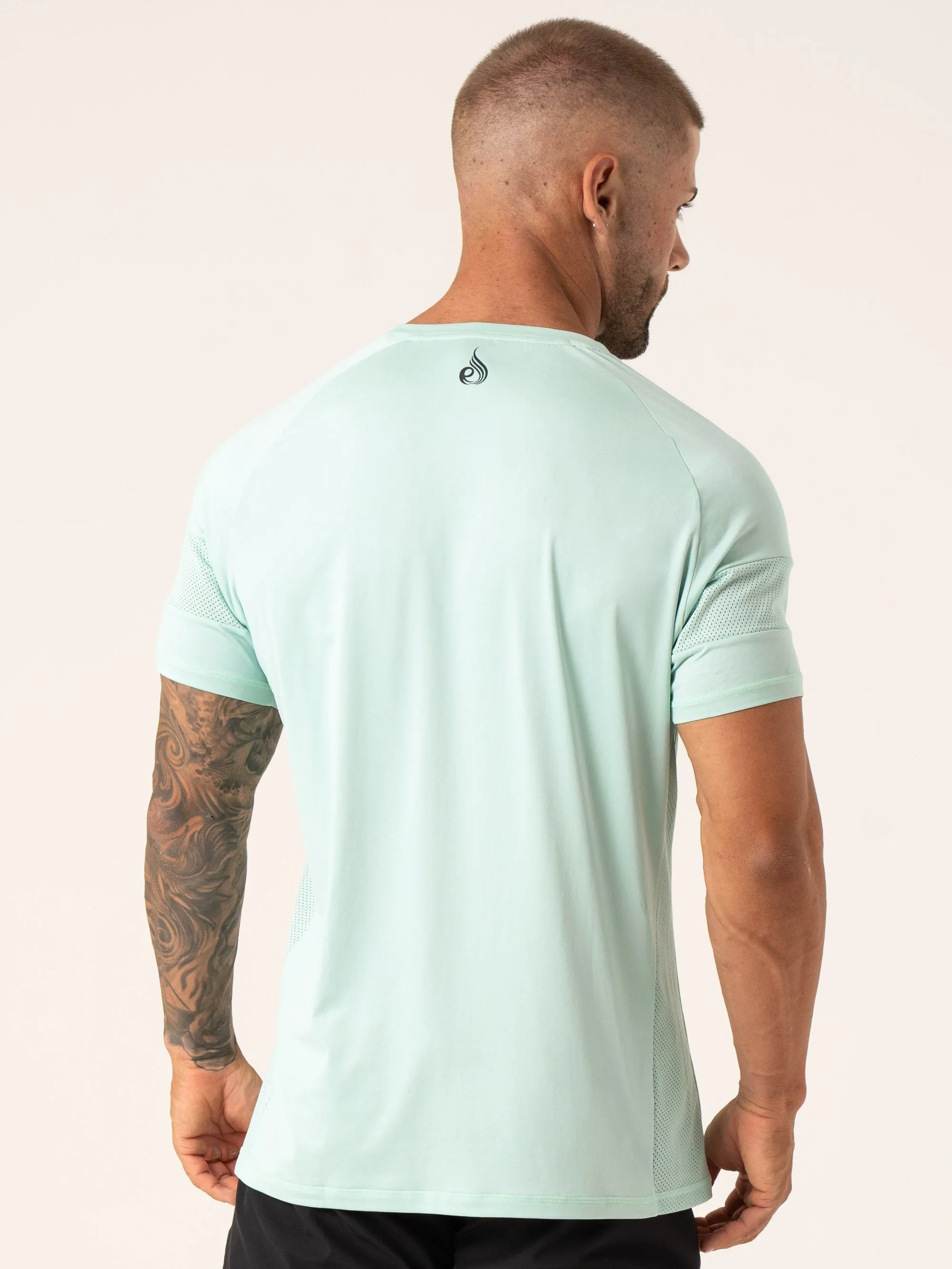 Flex Mesh T-Shirt - Aqua