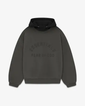 FOG ESSENTIALS FW24 NYLON FLEECE HOODIE INK/JET BLACK