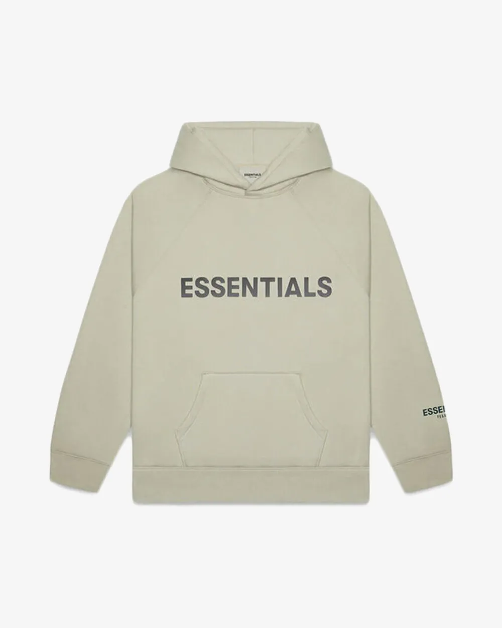 FOG ESSENTIALS SS20 SILICON APPLIQUE HOODIE MOSS