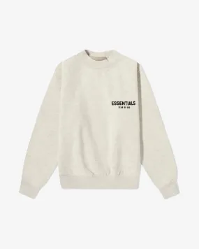 FOG ESSENTIALS SS22 LIGHT OATMEAL KIDS CREWNECK