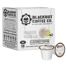 FRENCH VANILLA FLAVORED COFFEE PODS 18CT