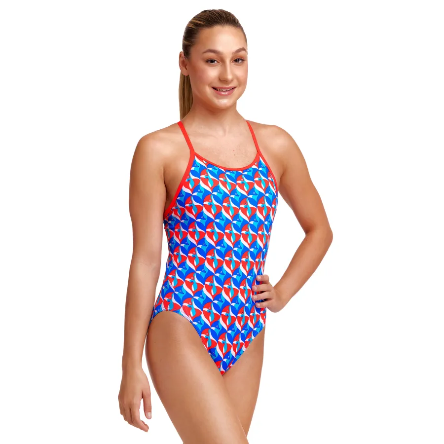 Funkita Girls Diamond Back One Piece FKS033G - Out Foxed