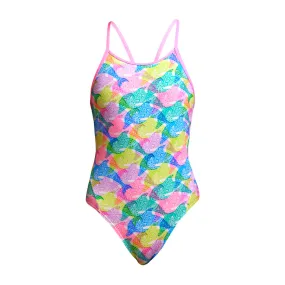 Funkita Girls Diamond Back One Piece FKS033G - Pastel Porpie