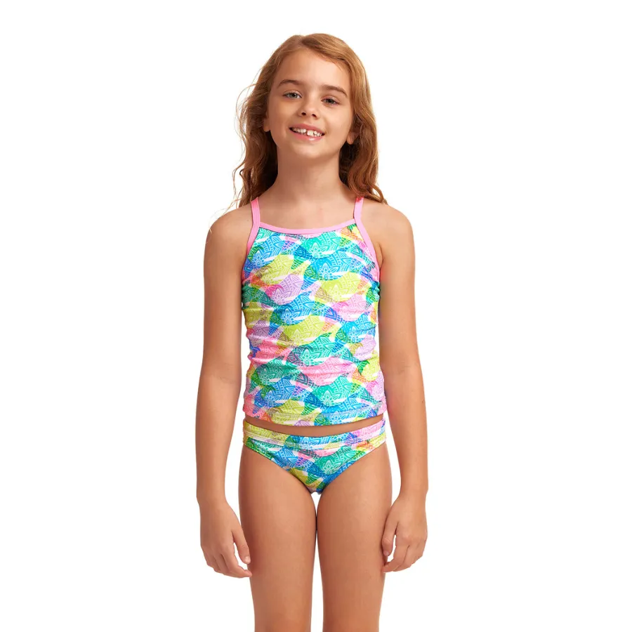 Funkita Toddler Girls Swim Steady Tankini & Brief FKS058G - Pastel Porpie