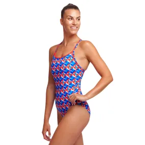 Funkita Womens Diamond Back One Piece FKS033L - Out Foxed