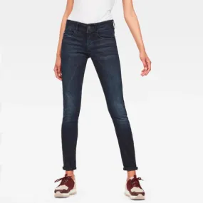 G-STAR RAW Women's Lynn Mid Waist Skinny Jeans (Retail $170)