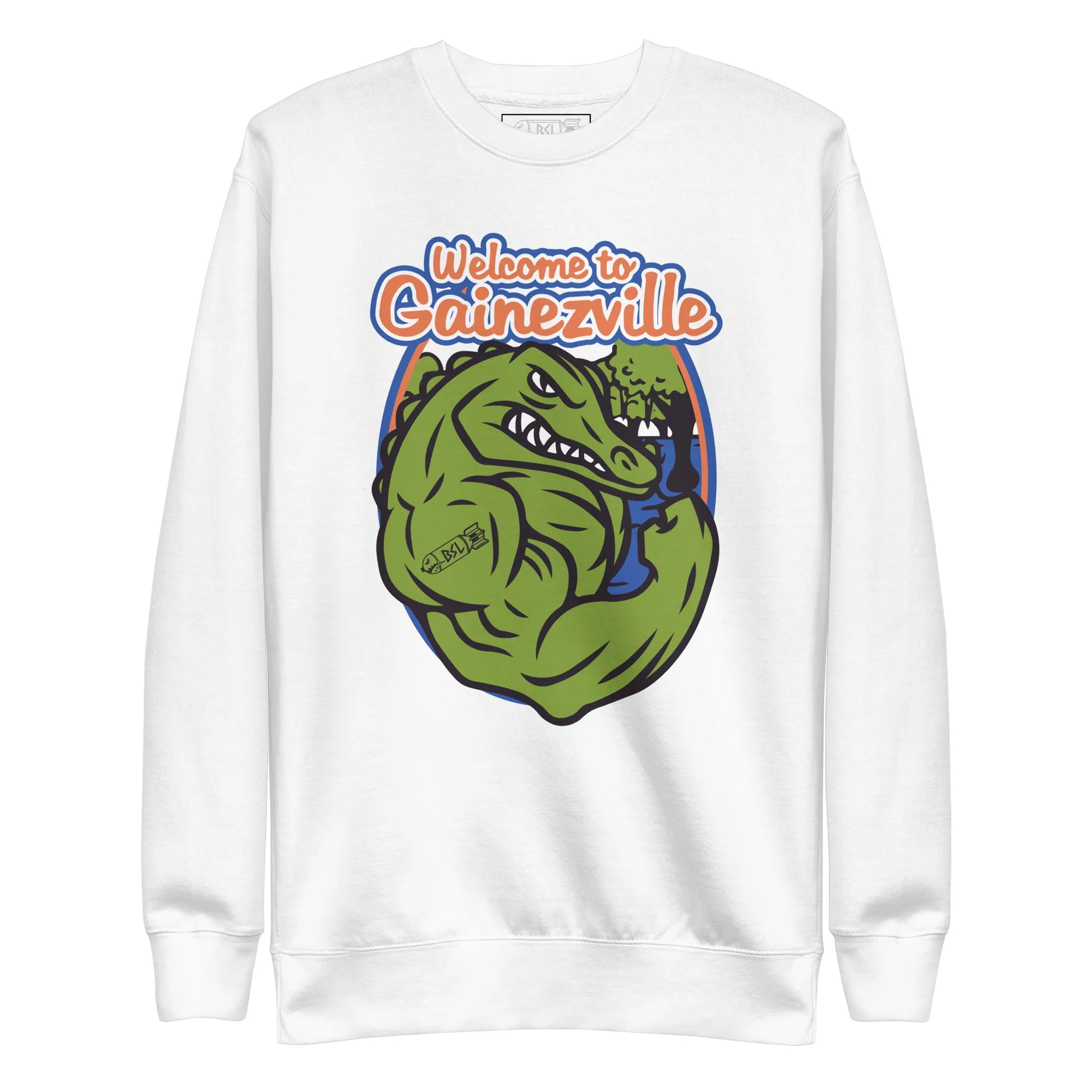 GAINEZVILLE College Crewneck Sweatshirt