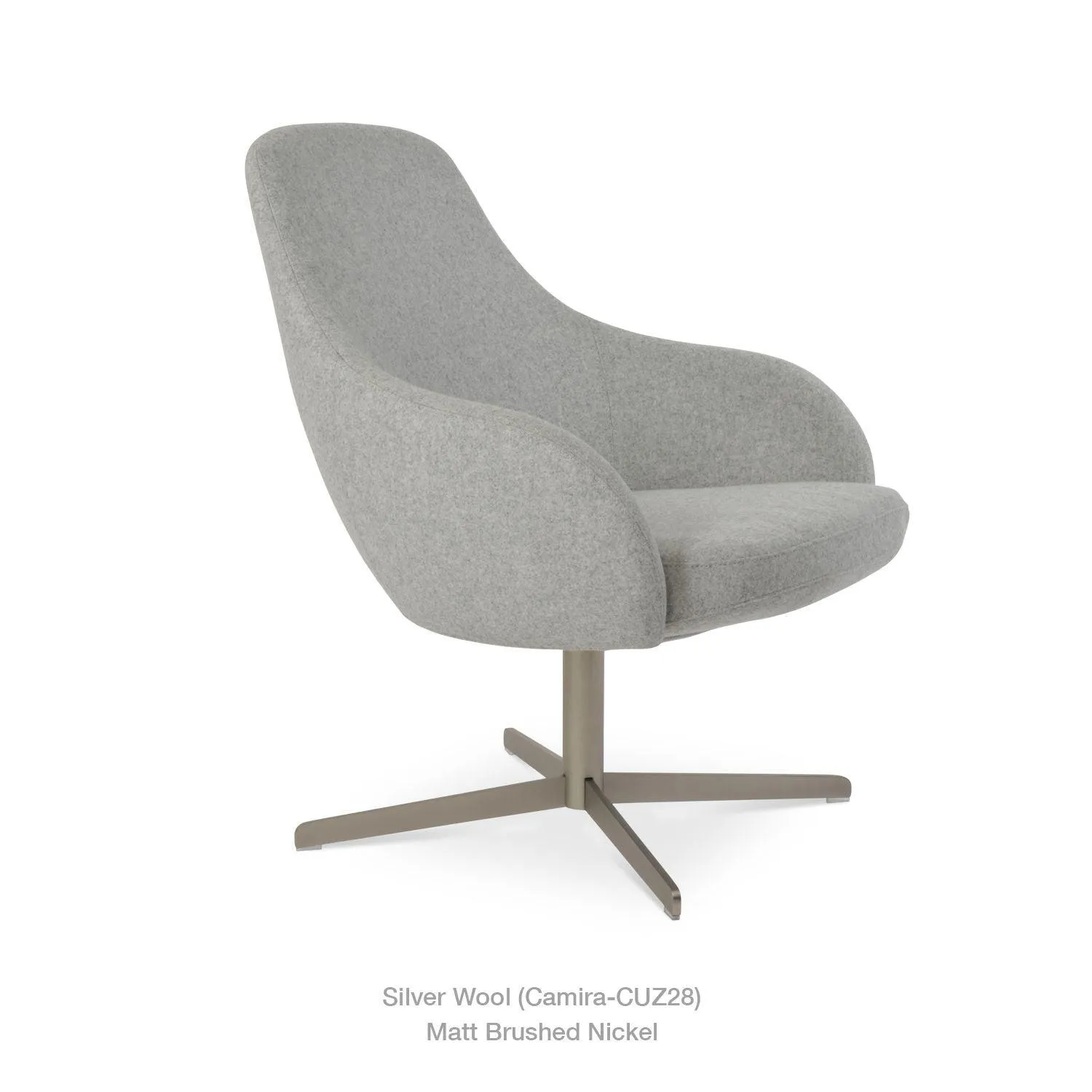 GAZEL LOUNGE 4 STAR SWIVEL ARMCHAIR