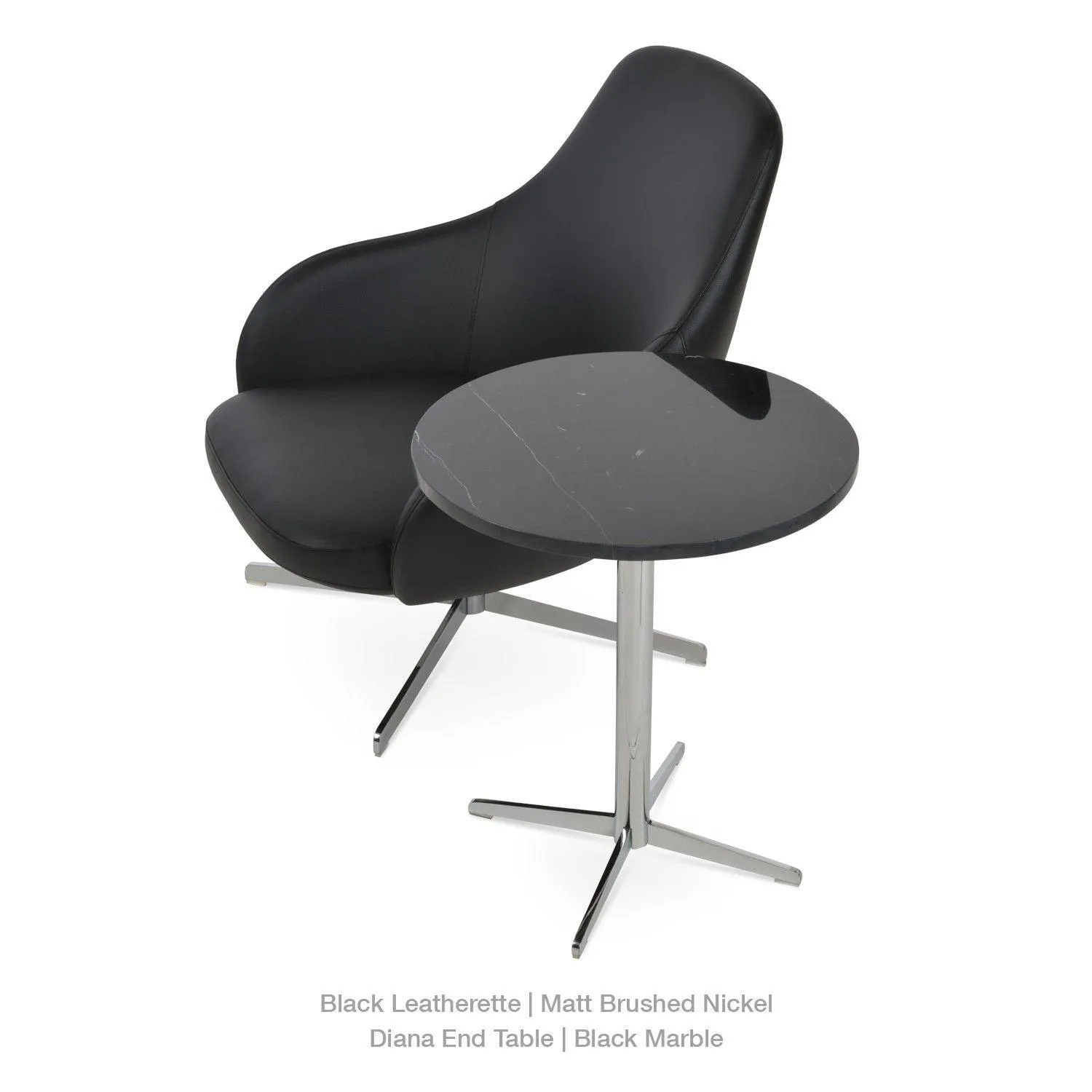 GAZEL LOUNGE 4 STAR SWIVEL ARMCHAIR