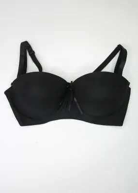 Gia Black Balconette Push Up Bra