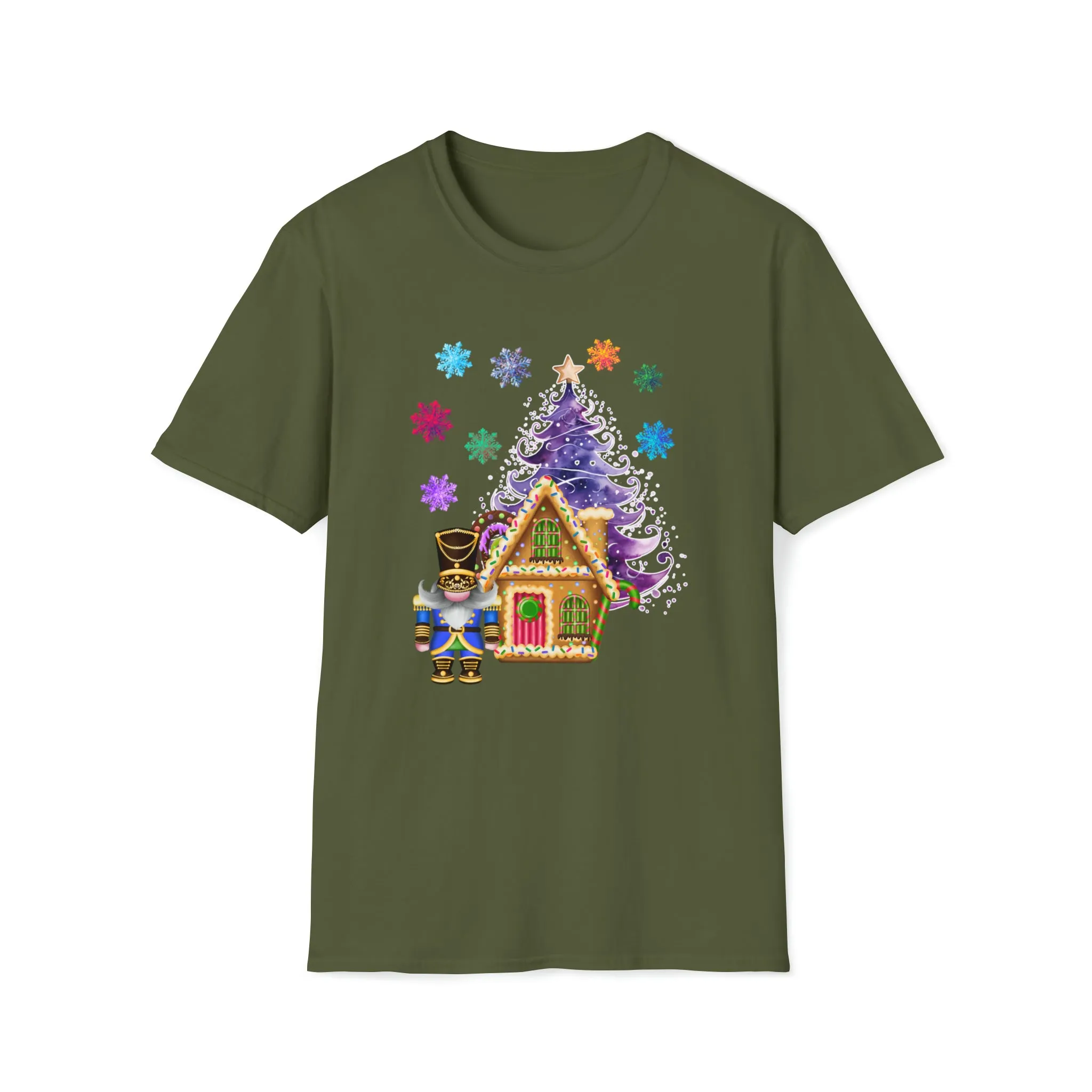 Gnome Nutcracker Unisex Softstyle T-Shirt