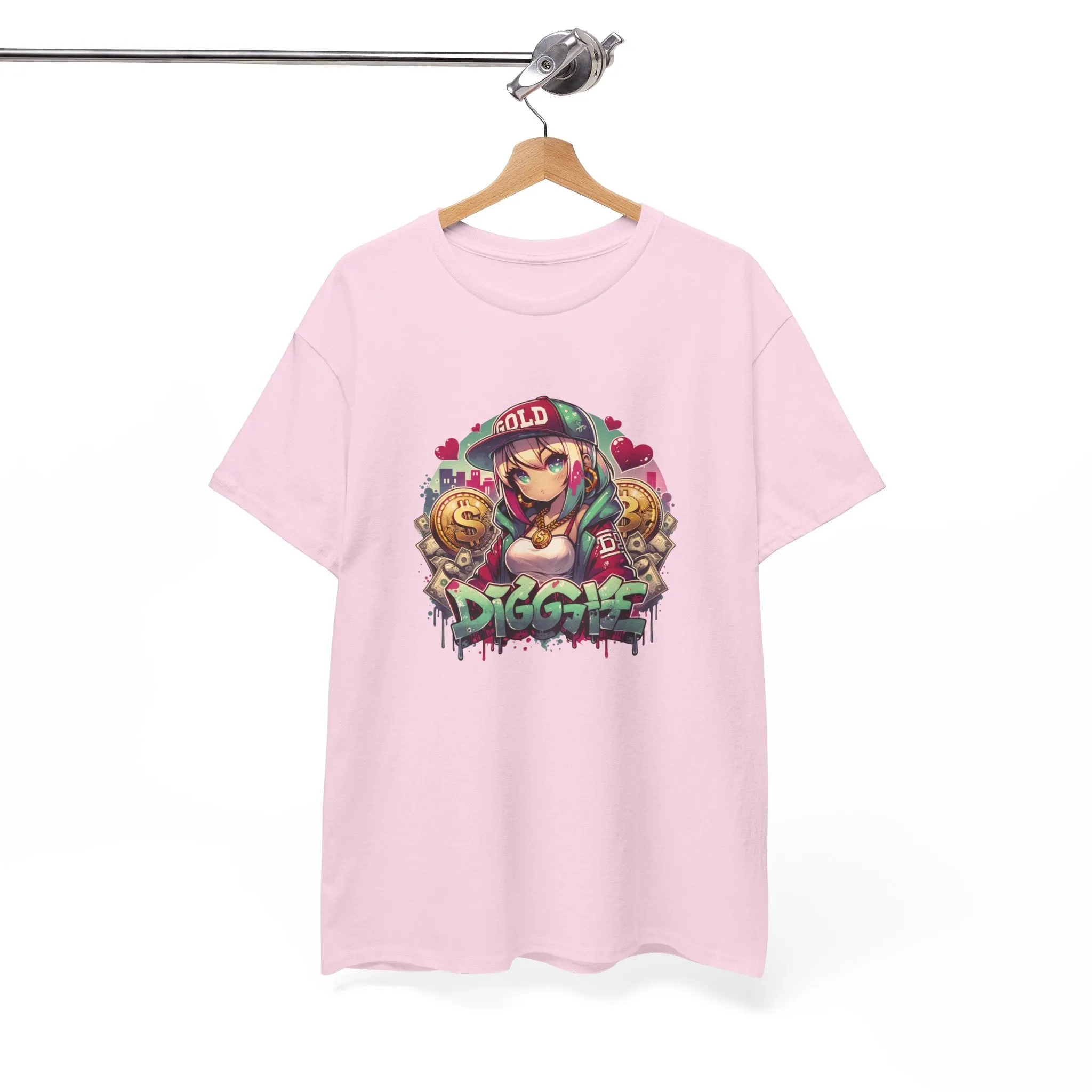 Graffiti Anime Girls Unisex Heavy Cotton Tee