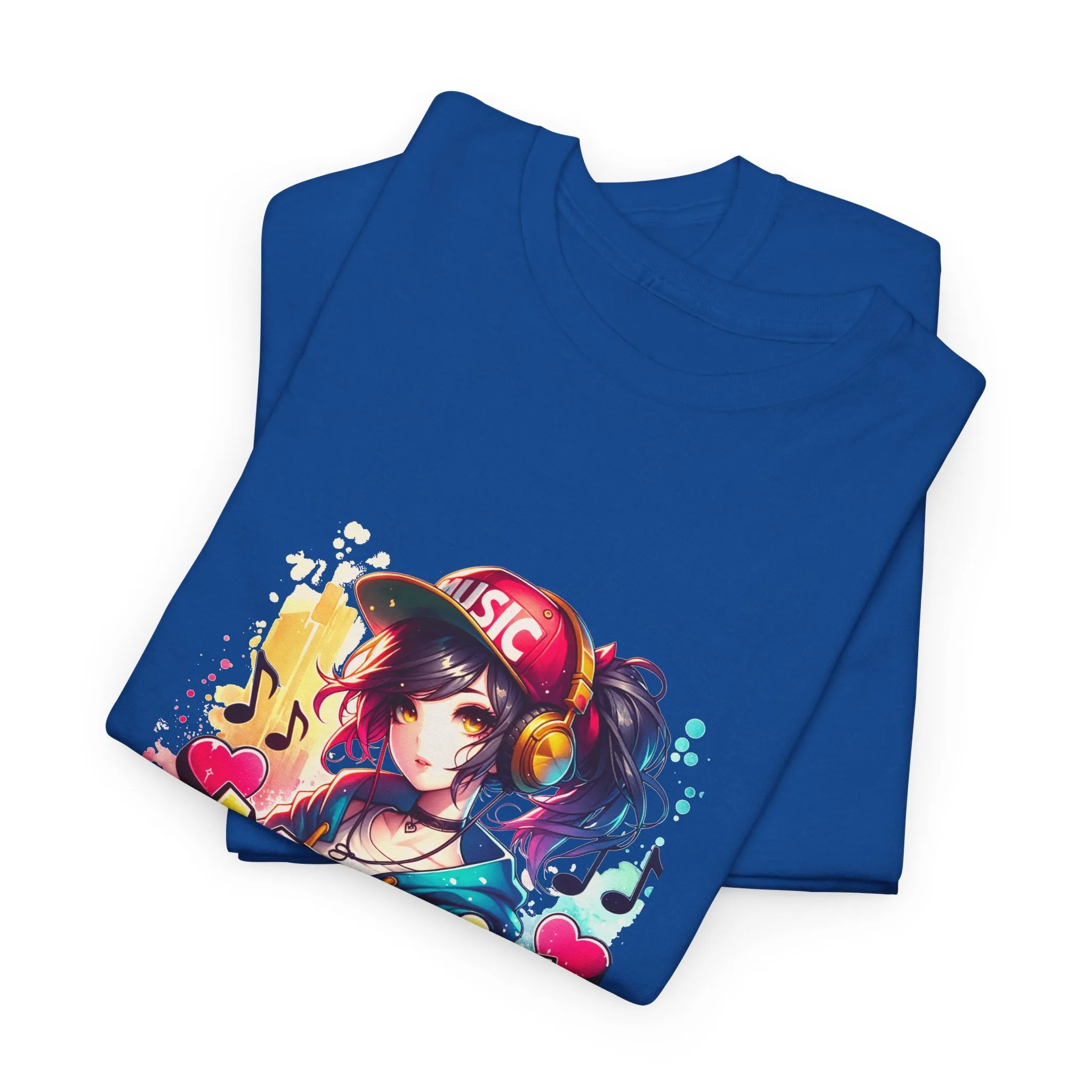 Graffiti Anime Unisex Heavy Cotton Tee