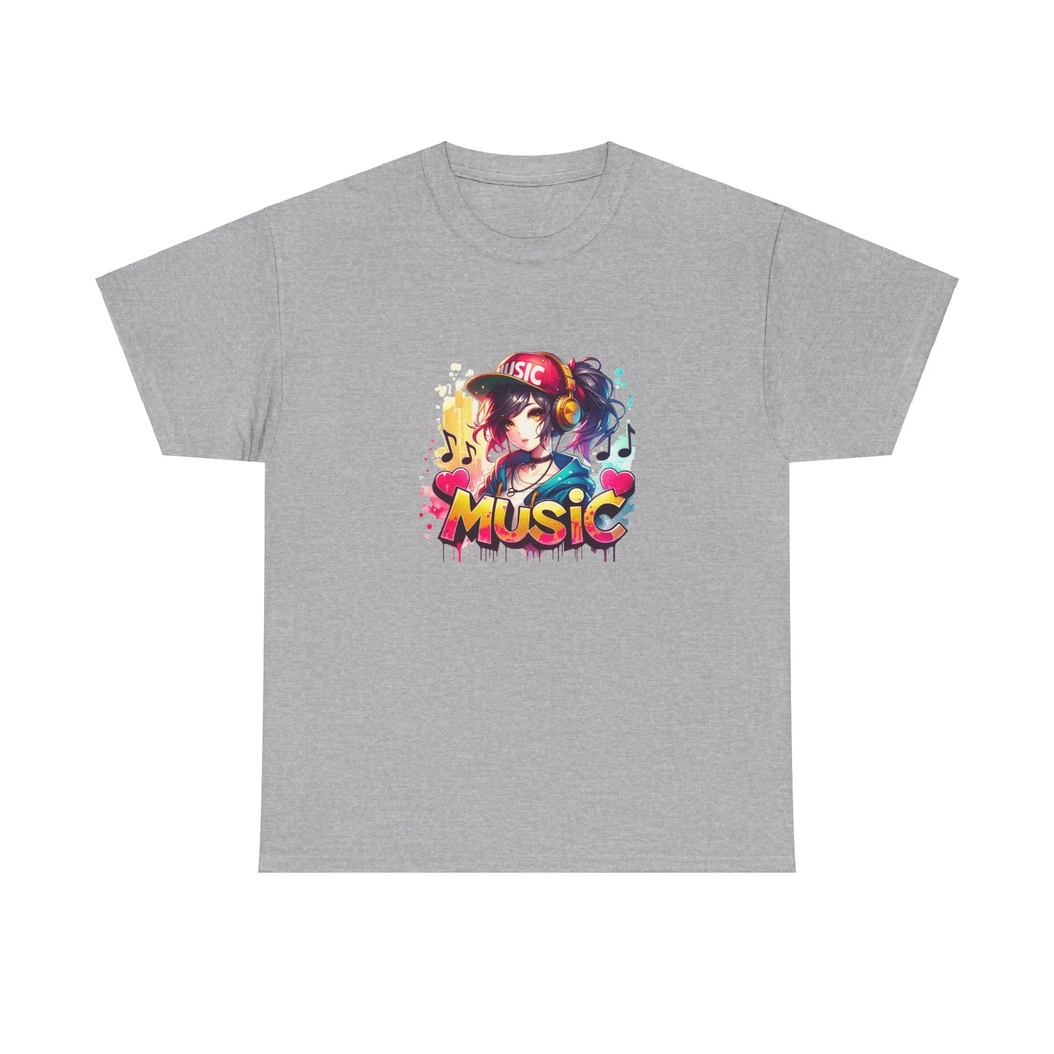 Graffiti Anime Unisex Heavy Cotton Tee