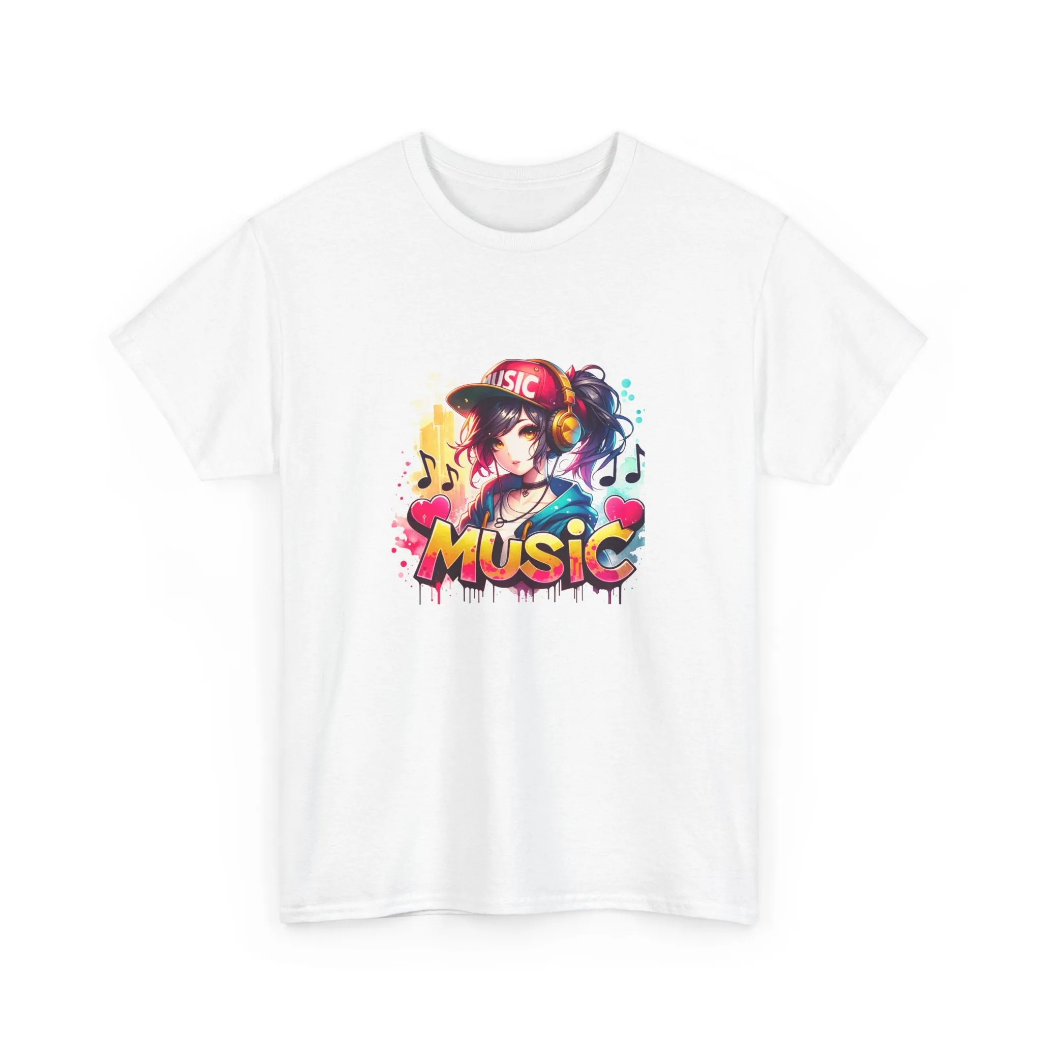 Graffiti Anime Unisex Heavy Cotton Tee