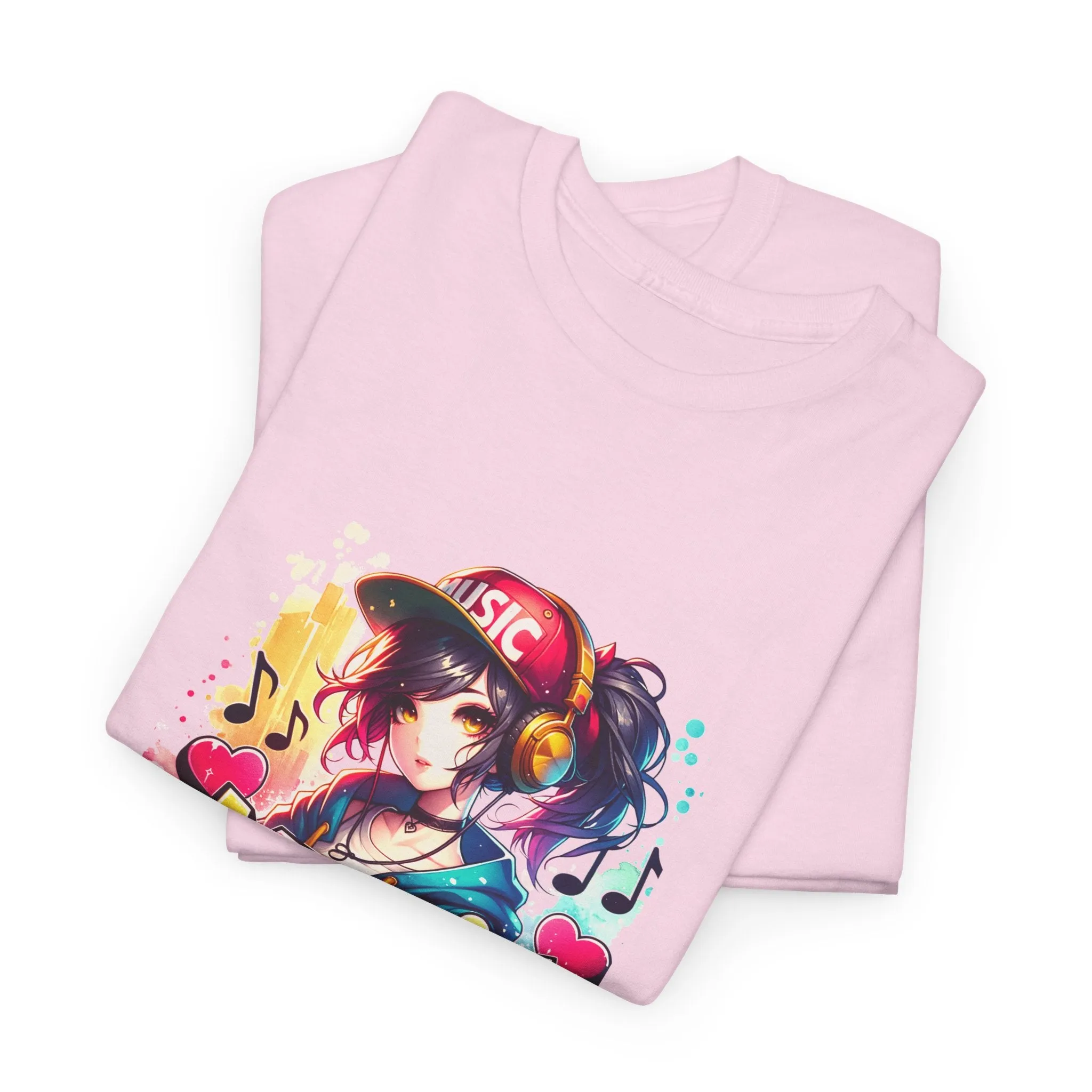 Graffiti Anime Unisex Heavy Cotton Tee