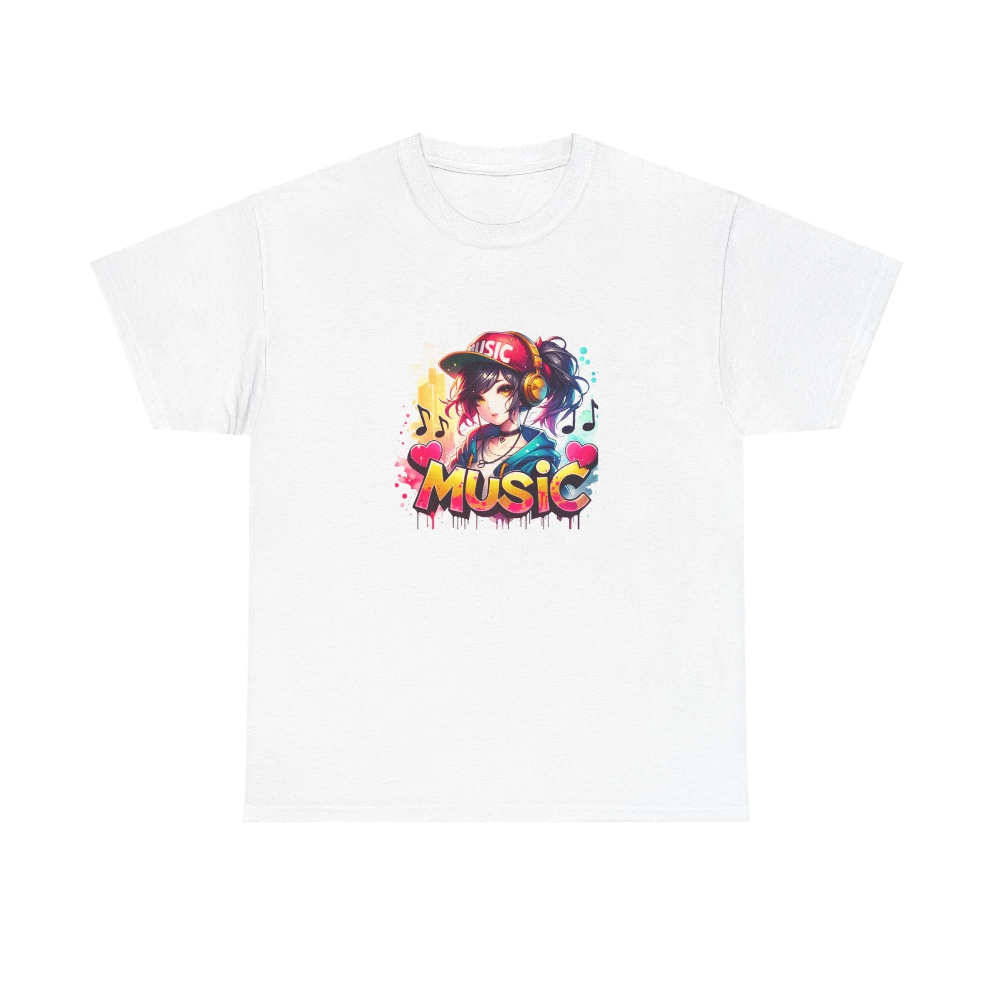 Graffiti Anime Unisex Heavy Cotton Tee