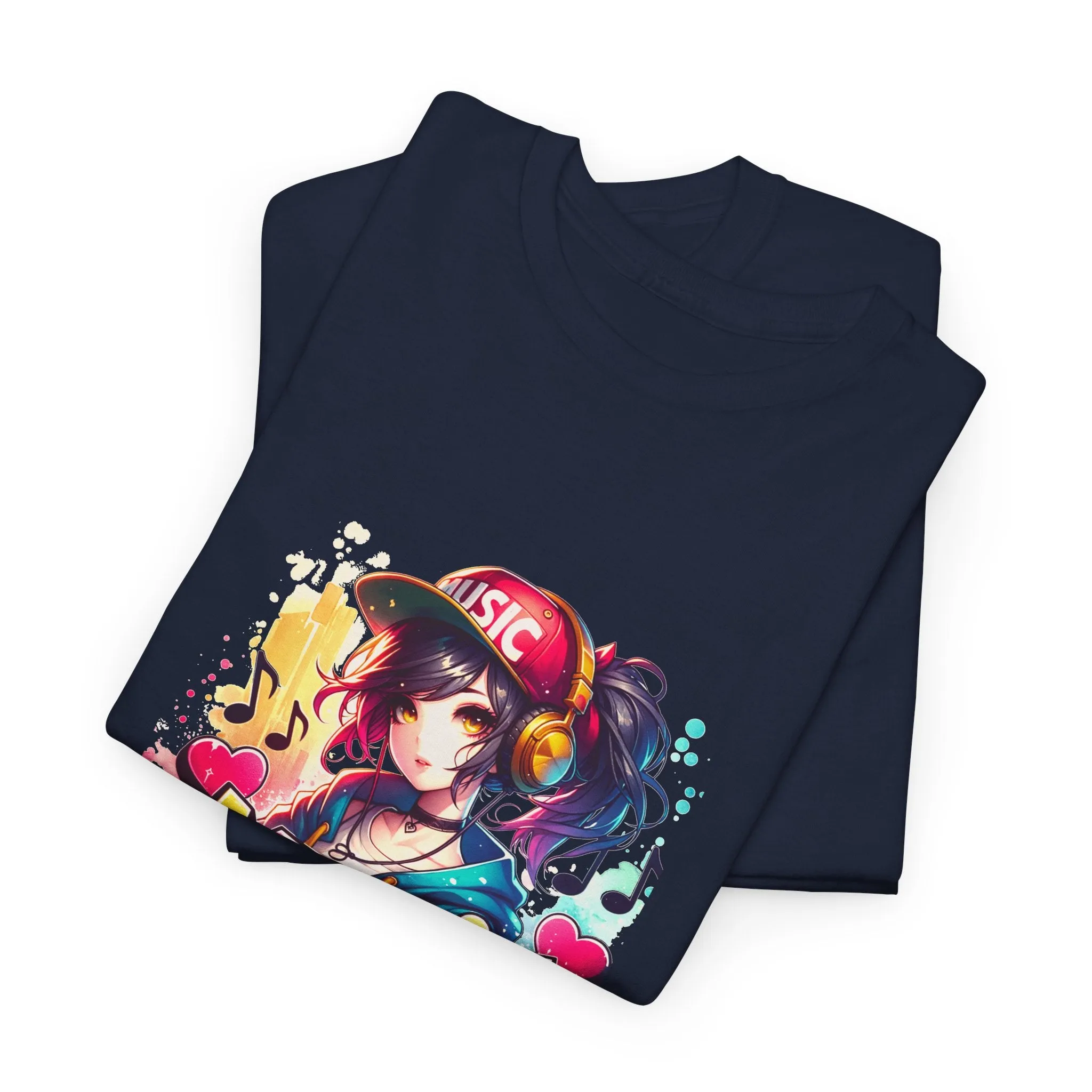 Graffiti Anime Unisex Heavy Cotton Tee