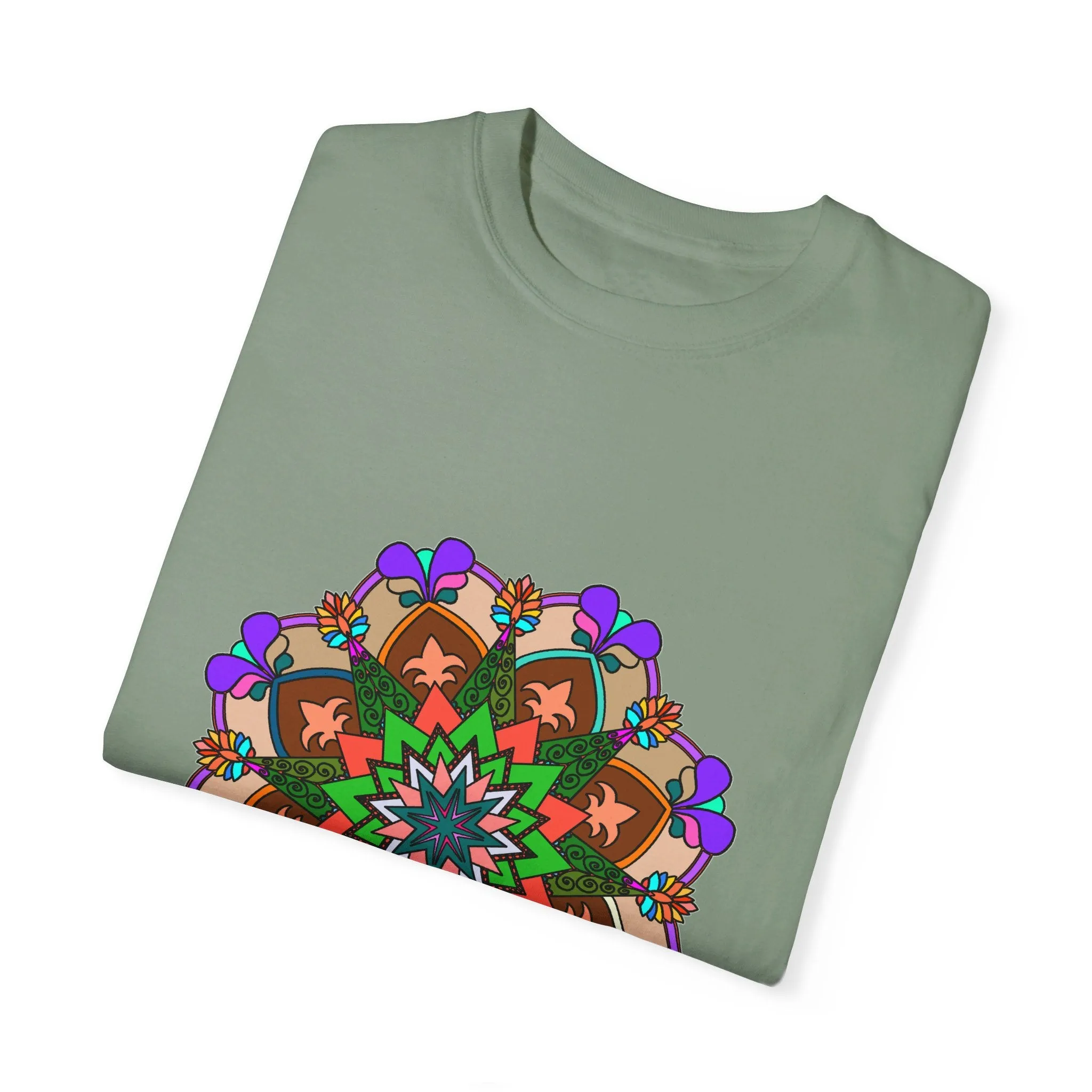 Hand-Drawn Mandala T-Shirt - 100% Cotton - Unisex