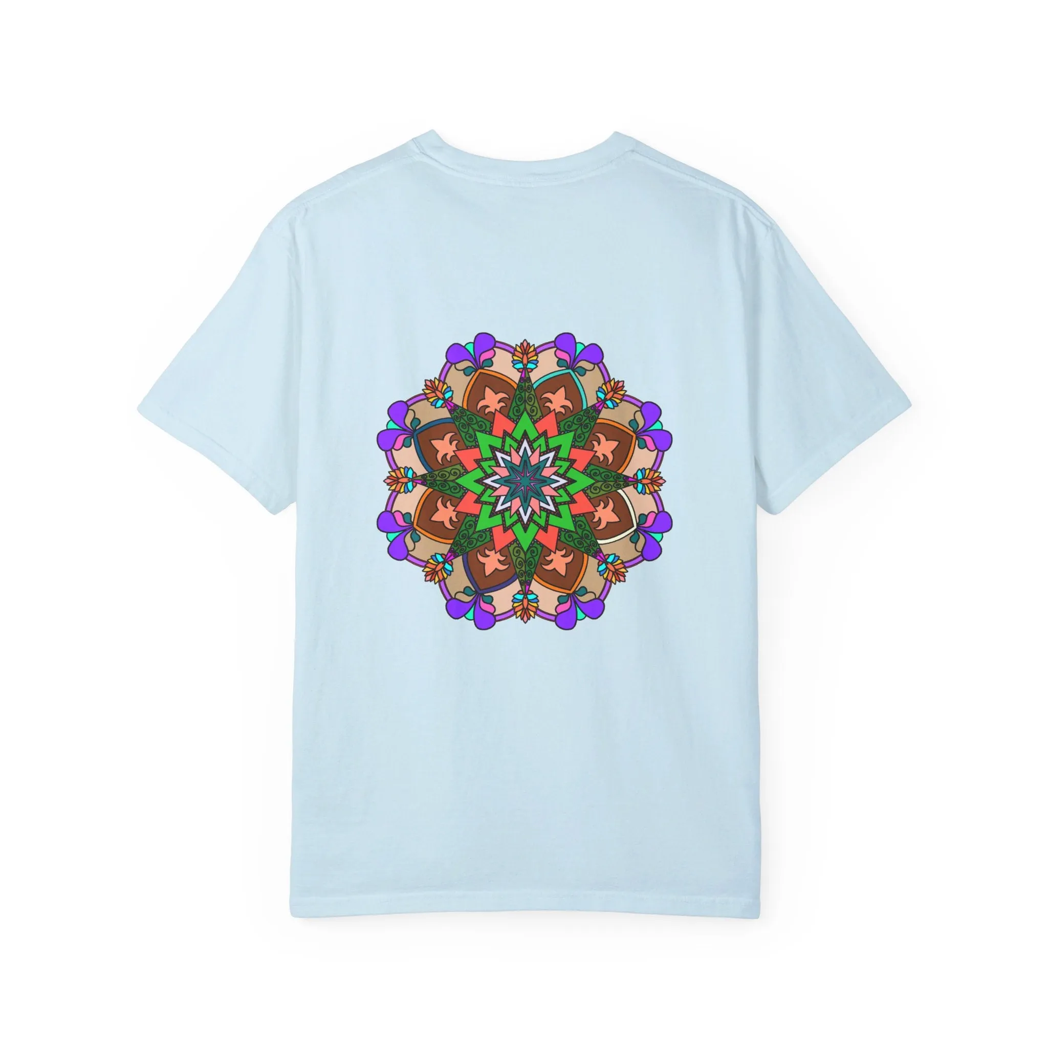 Hand-Drawn Mandala T-Shirt - 100% Cotton - Unisex