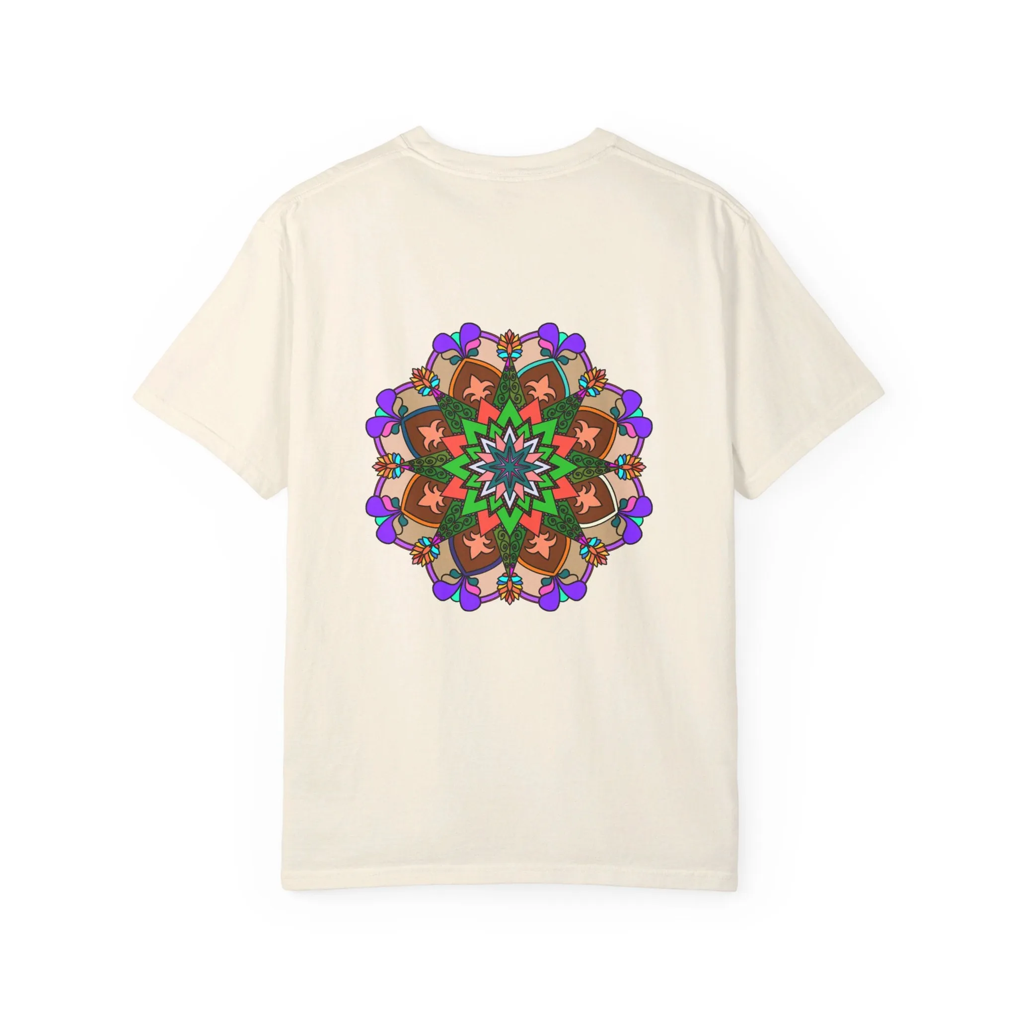 Hand-Drawn Mandala T-Shirt - 100% Cotton - Unisex