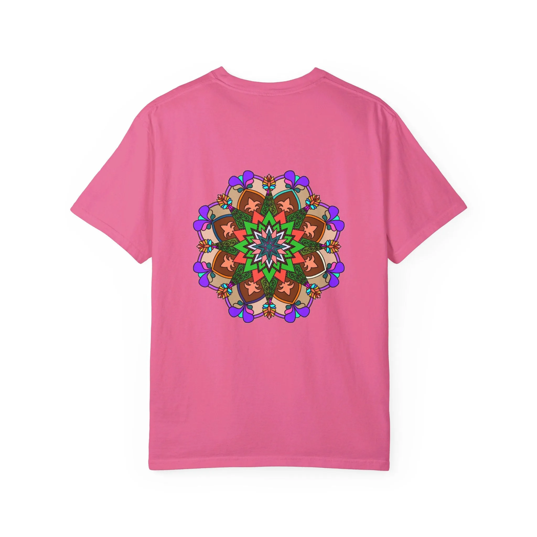 Hand-Drawn Mandala T-Shirt - 100% Cotton - Unisex