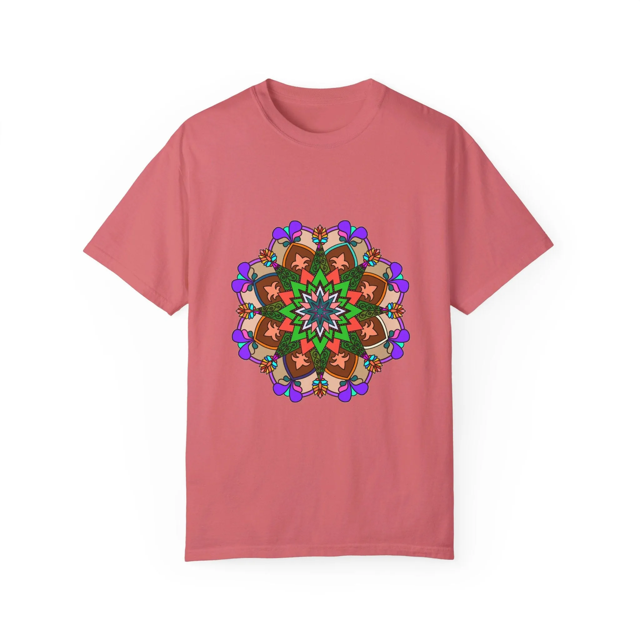 Hand-Drawn Mandala T-Shirt - 100% Cotton - Unisex