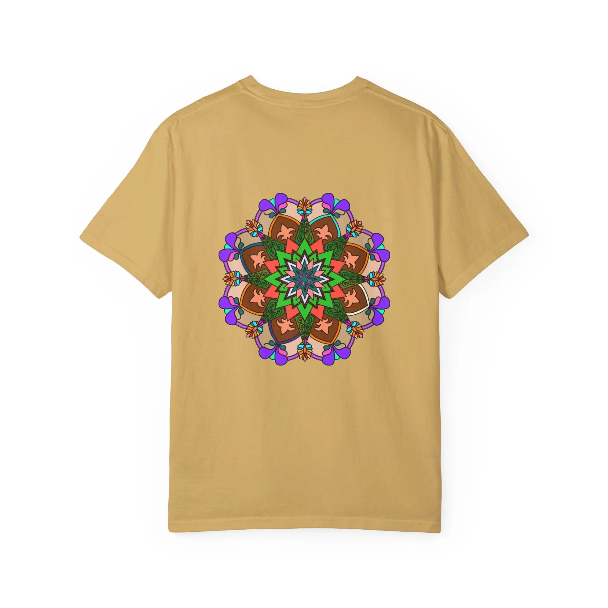 Hand-Drawn Mandala T-Shirt - 100% Cotton - Unisex