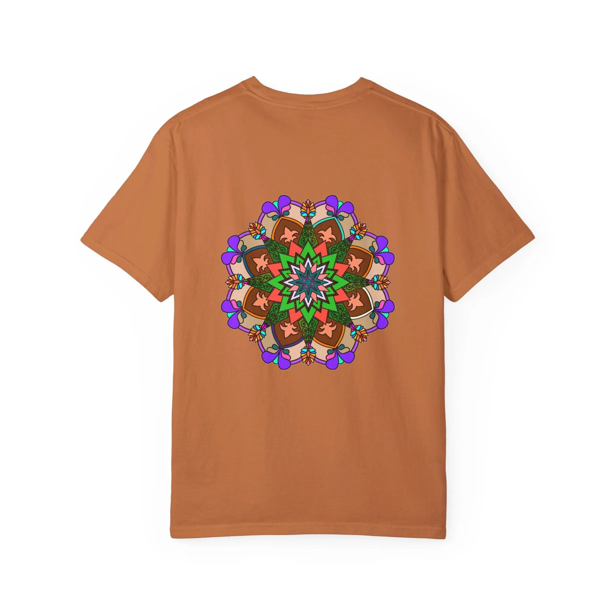 Hand-Drawn Mandala T-Shirt - 100% Cotton - Unisex