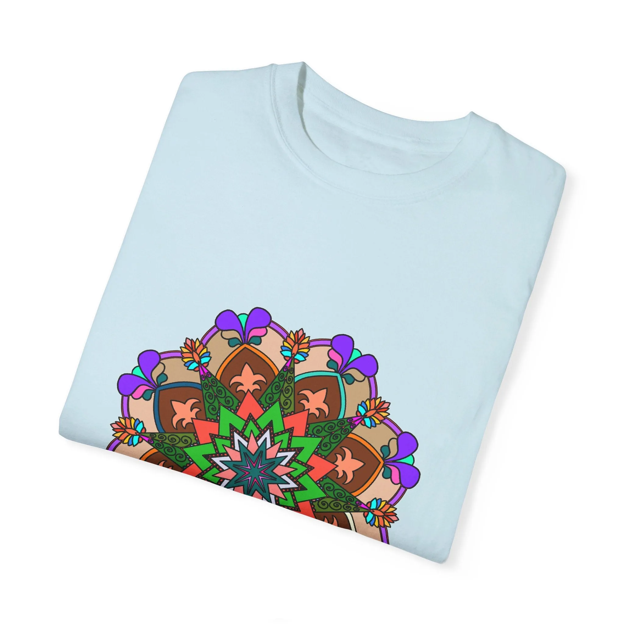 Hand-Drawn Mandala T-Shirt - 100% Cotton - Unisex