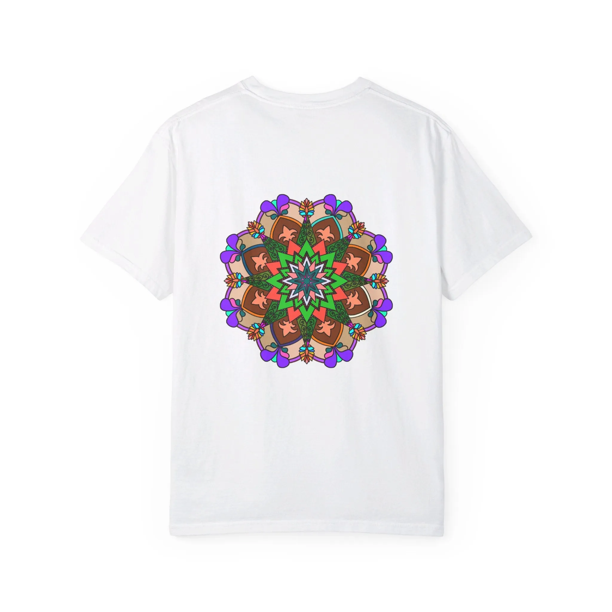 Hand-Drawn Mandala T-Shirt - 100% Cotton - Unisex