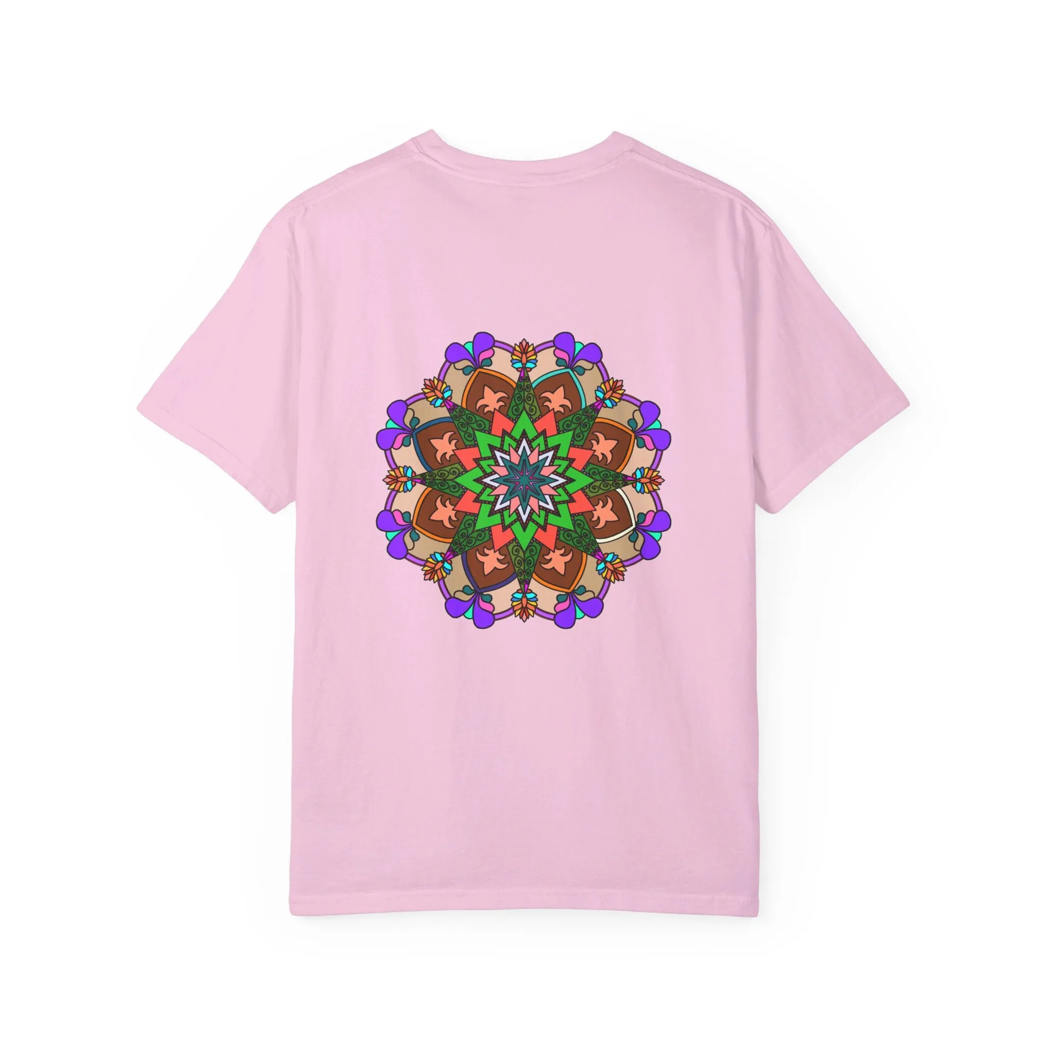 Hand-Drawn Mandala T-Shirt - 100% Cotton - Unisex