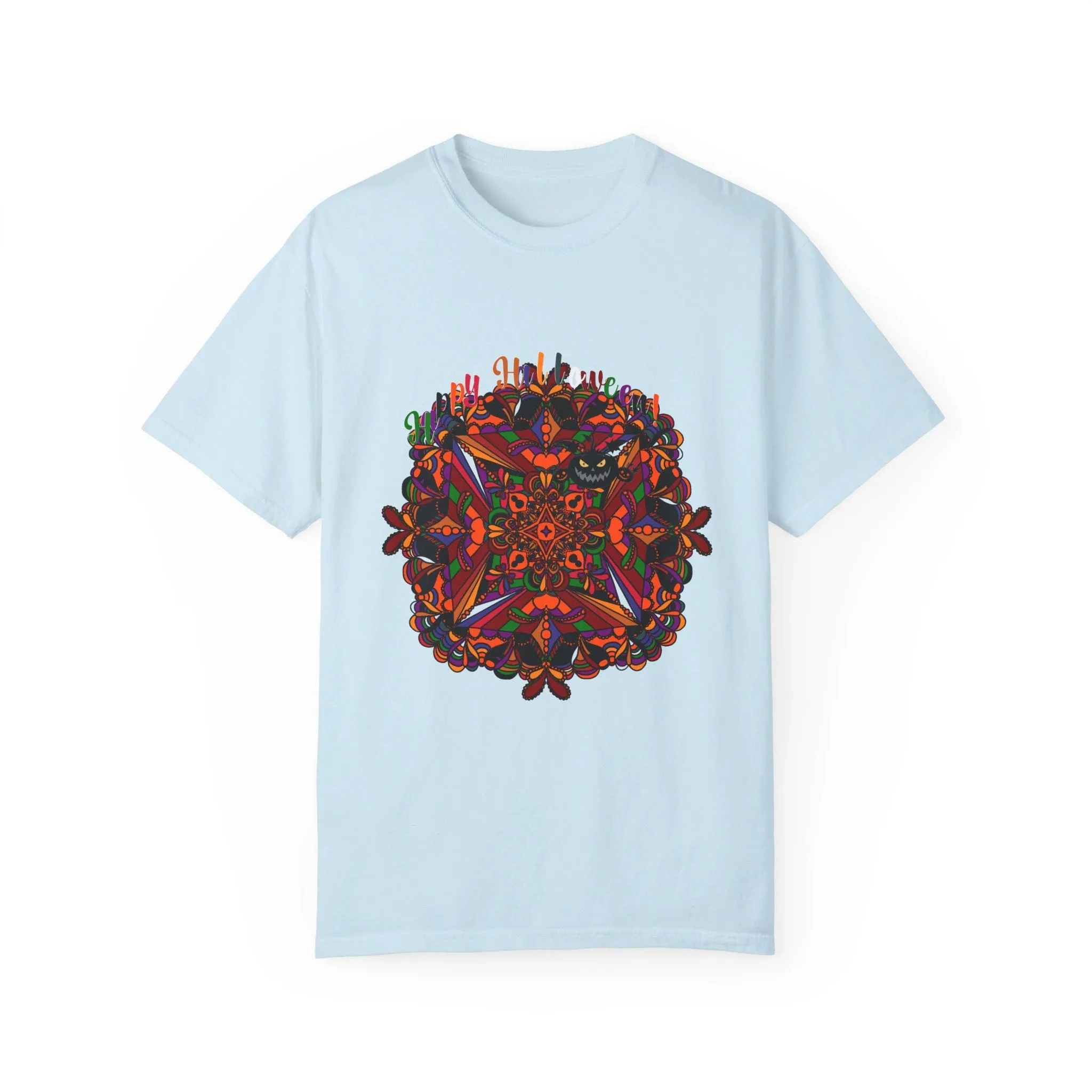 Handmade Pumpkin Mandala Design Tee