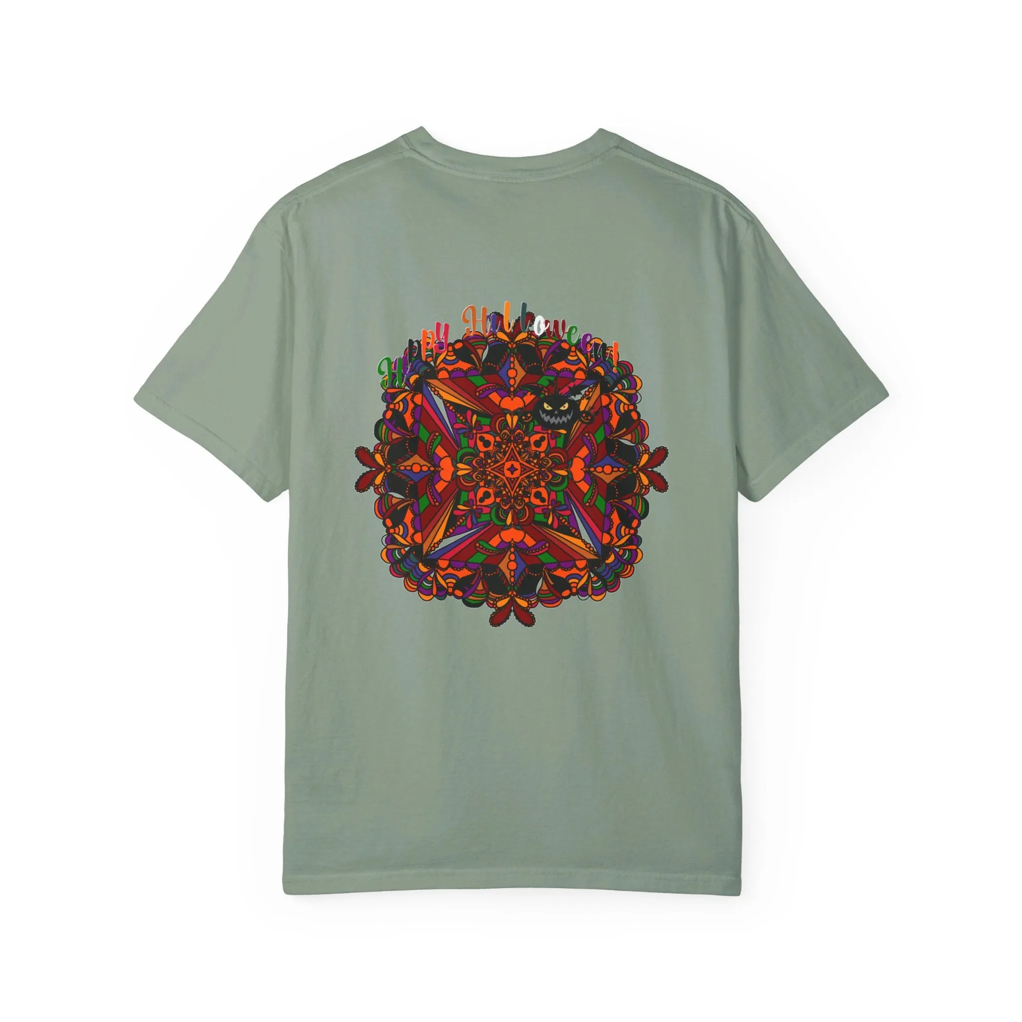 Handmade Pumpkin Mandala Design Tee