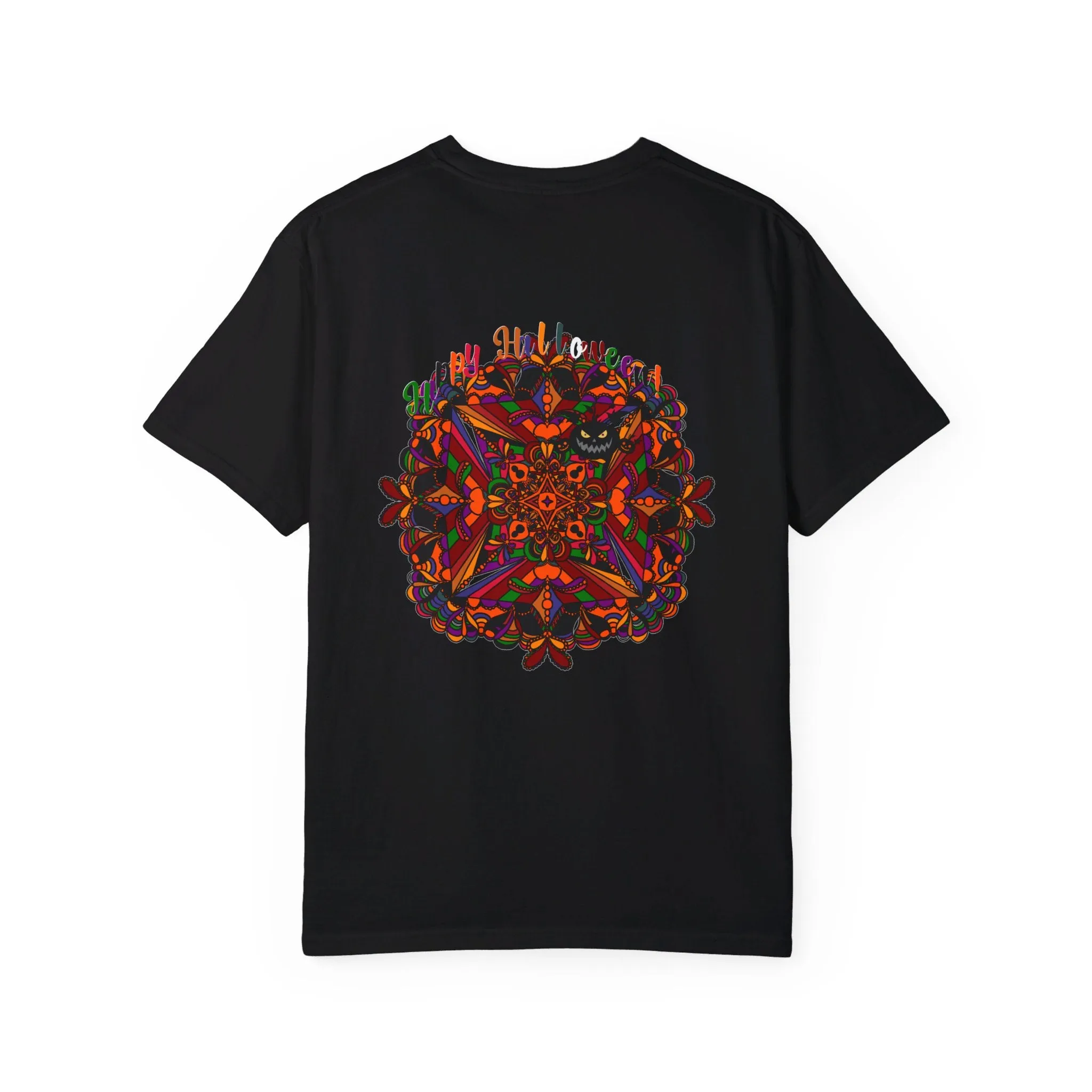 Handmade Pumpkin Mandala Design Tee