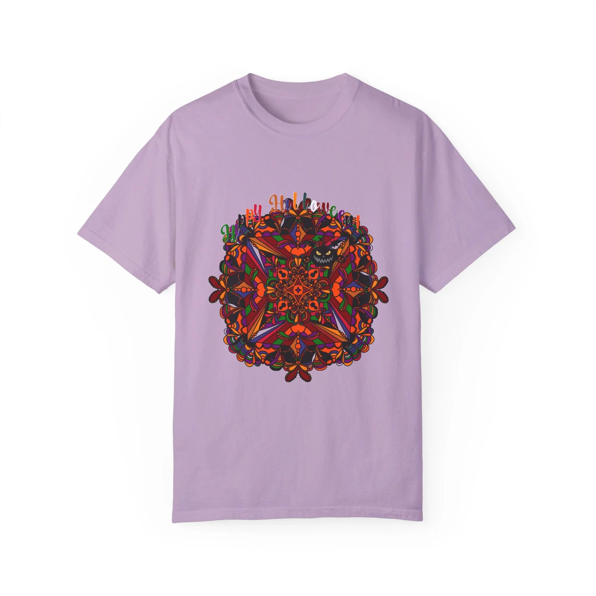 Handmade Pumpkin Mandala Design Tee