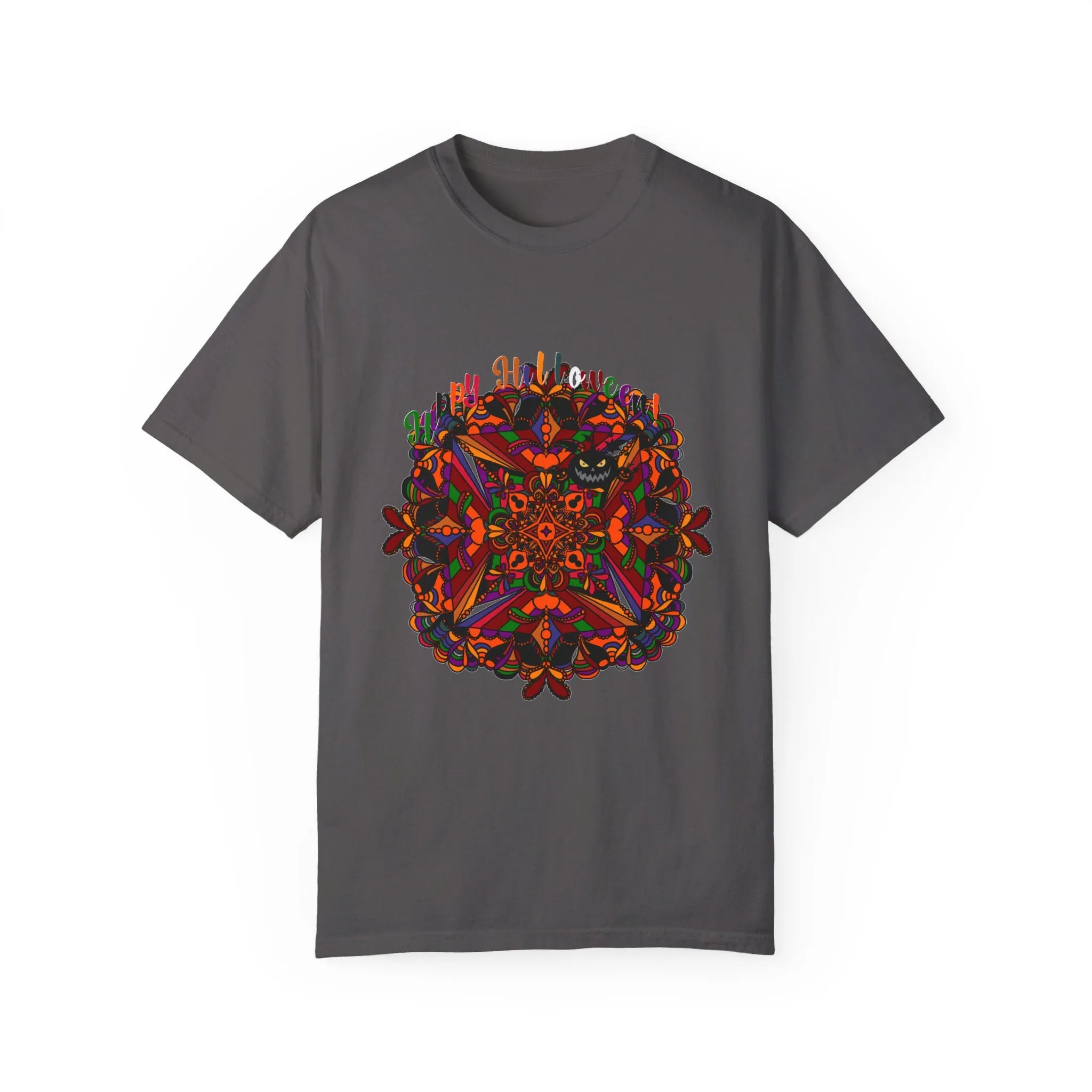 Handmade Pumpkin Mandala Design Tee