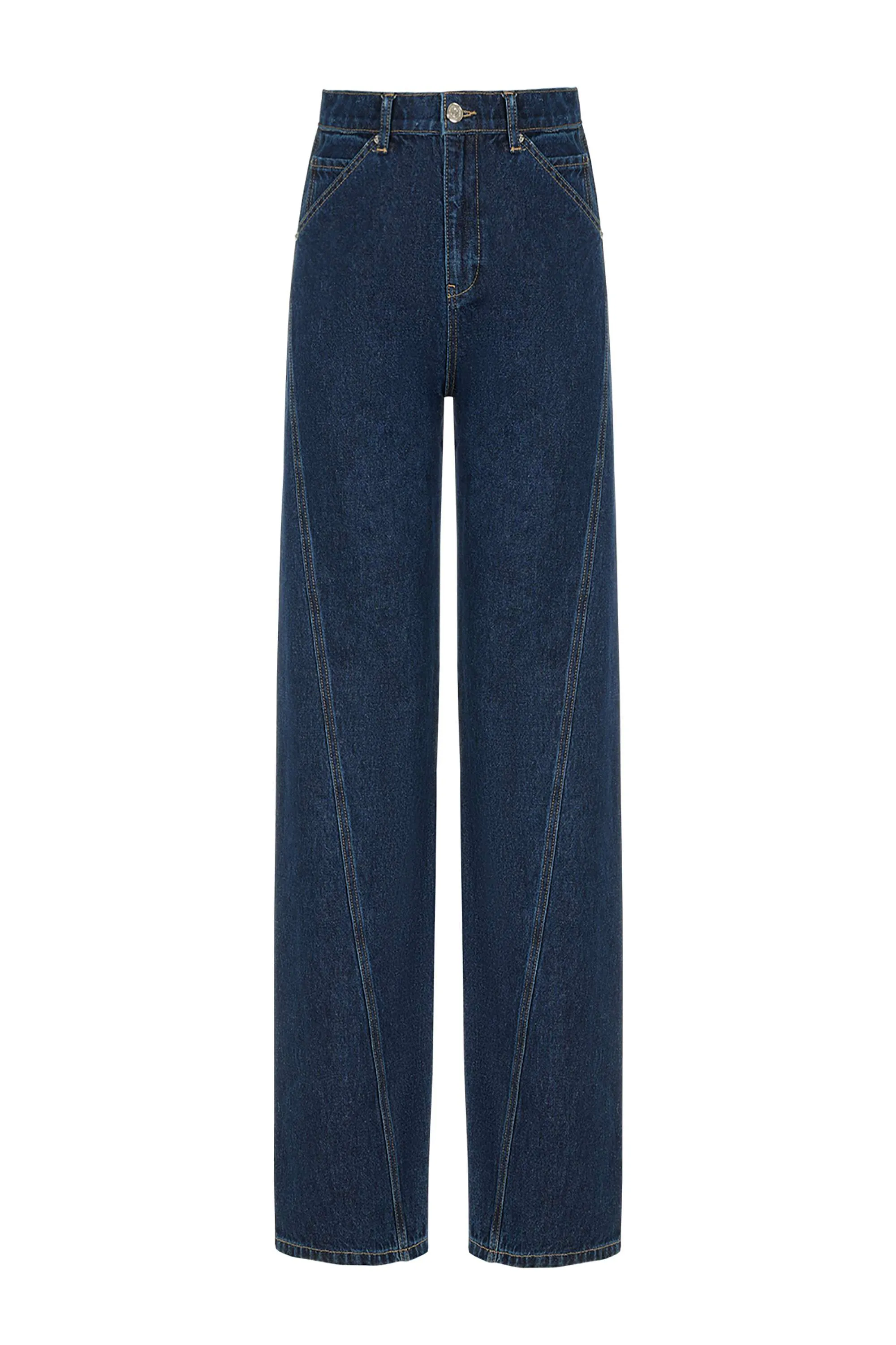 High-Waisted Straight Jeans (Final Sale)