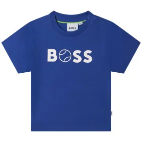 Hugo Boss Baby Tennis T-shirt w/Logo _Blue J05A01-79B