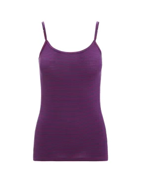 Icebreaker Siren Cami (Women's) Go Berry/Royal Navy/Stripe