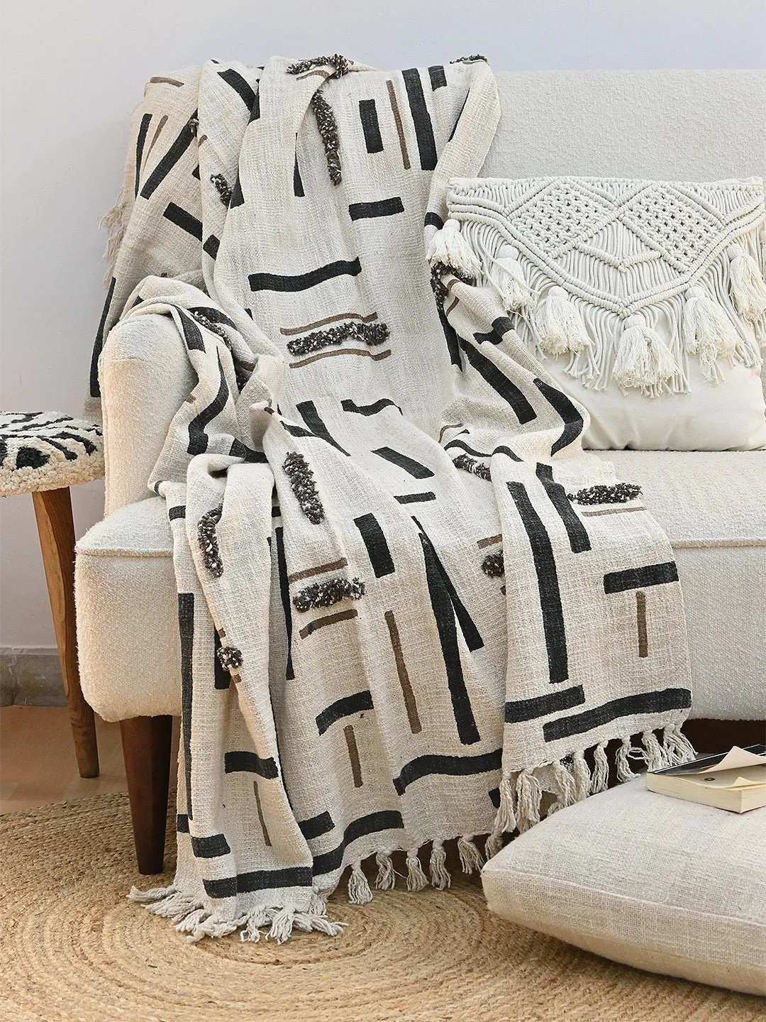 IRIANA - BLOCK PRINTED THROW