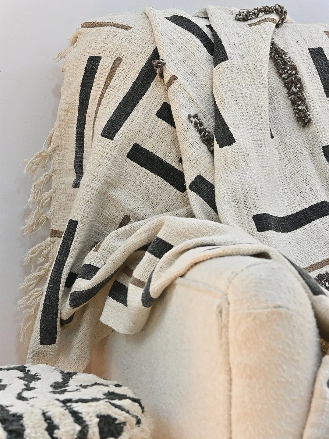 IRIANA - BLOCK PRINTED THROW