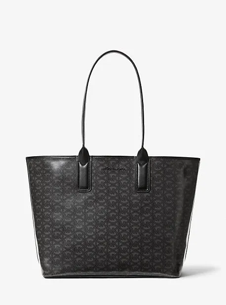 Jodie Large Logo Jacquard Tote Bag