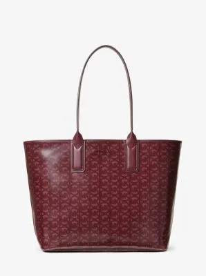 Jodie Large Logo Jacquard Tote Bag