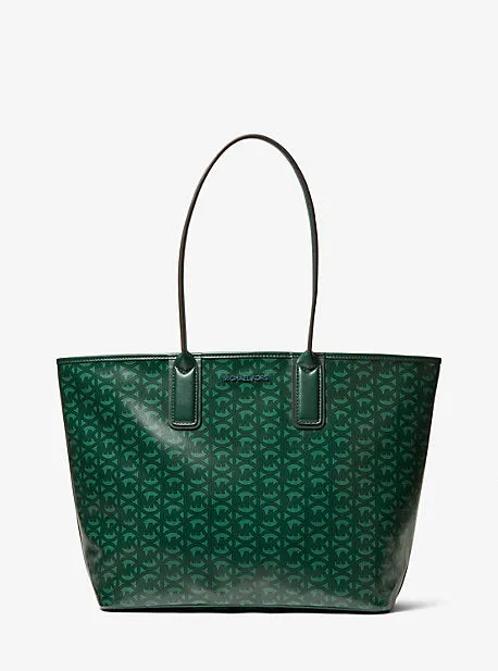 Jodie Large Logo Jacquard Tote Bag