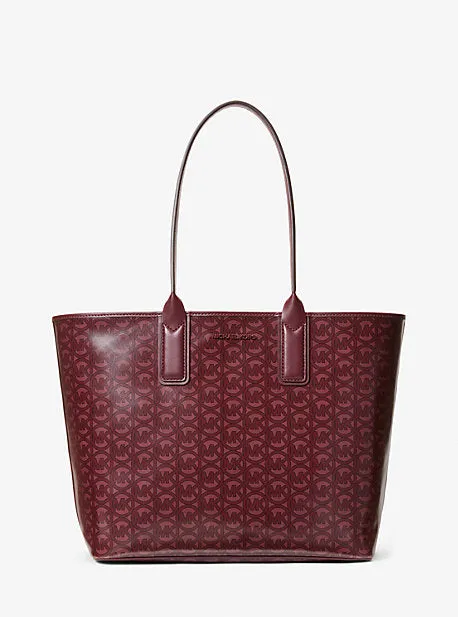 Jodie Large Logo Jacquard Tote Bag