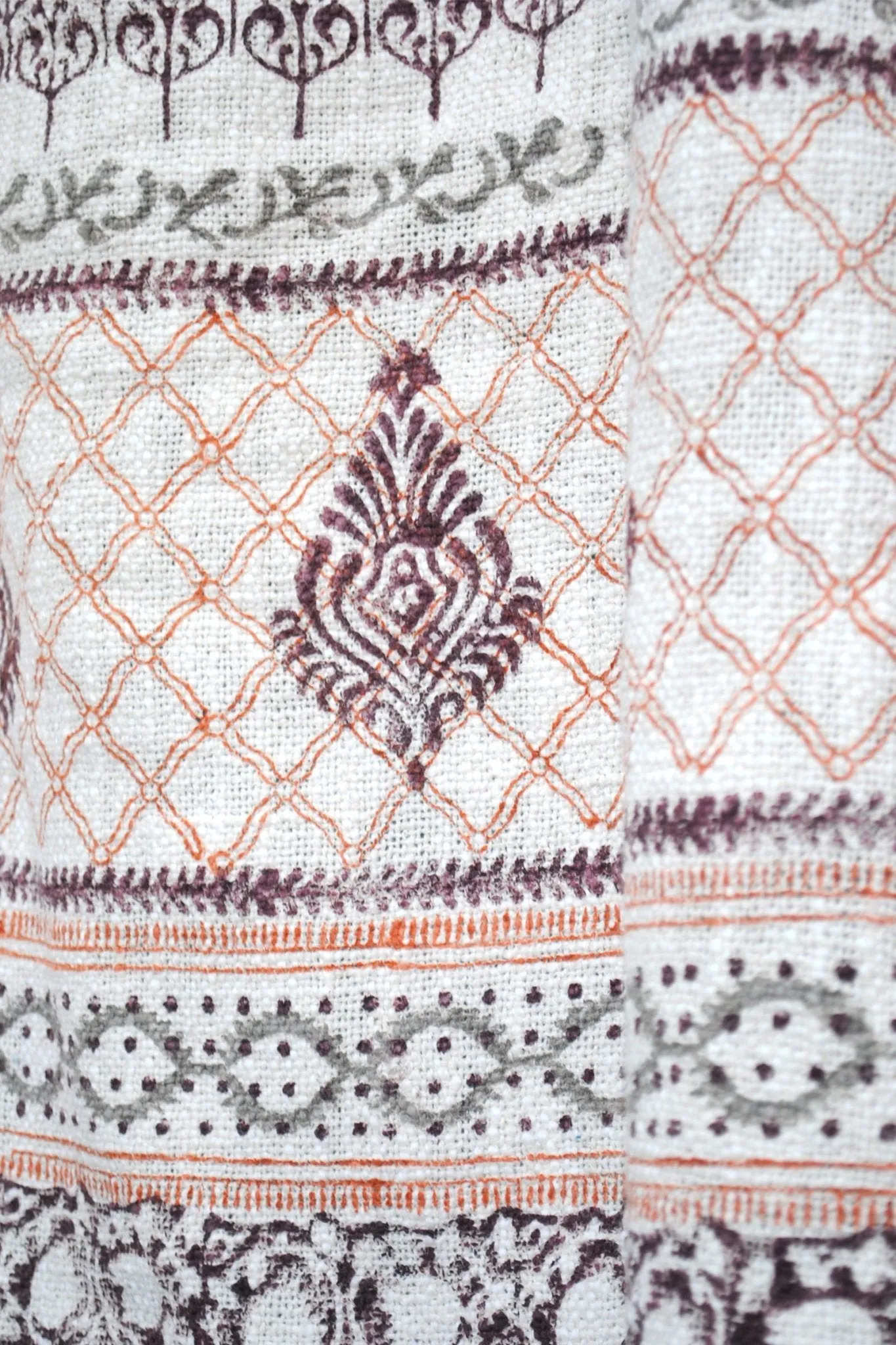 KININ - BLOCK PRINTED THROW